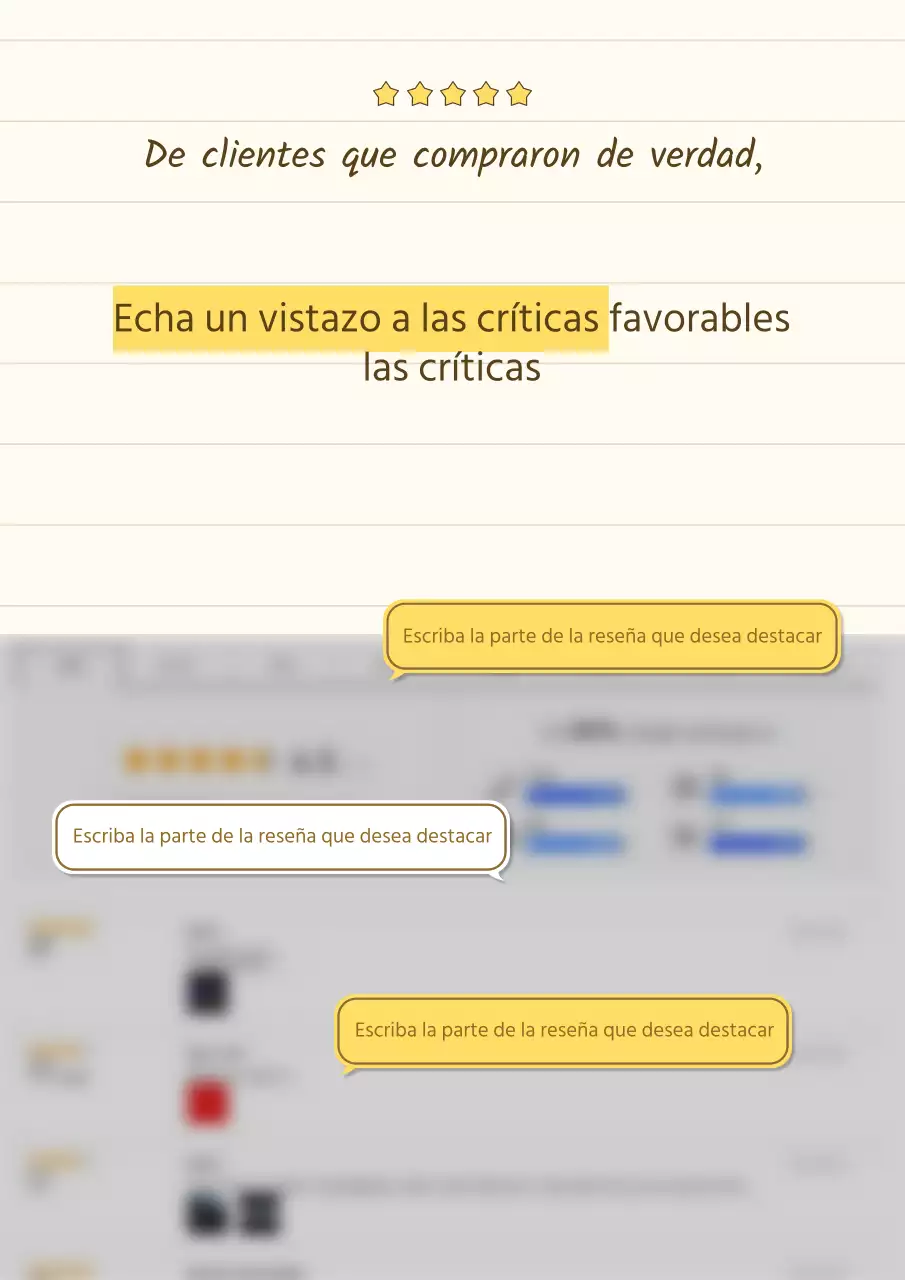Una sencilla presentación de un producto en amarillo y beige