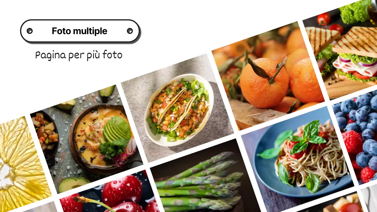 Proposta di collage fotografico di tendenza in bianco e giallo