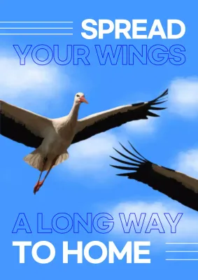 Blue Minimal Motivation Poster