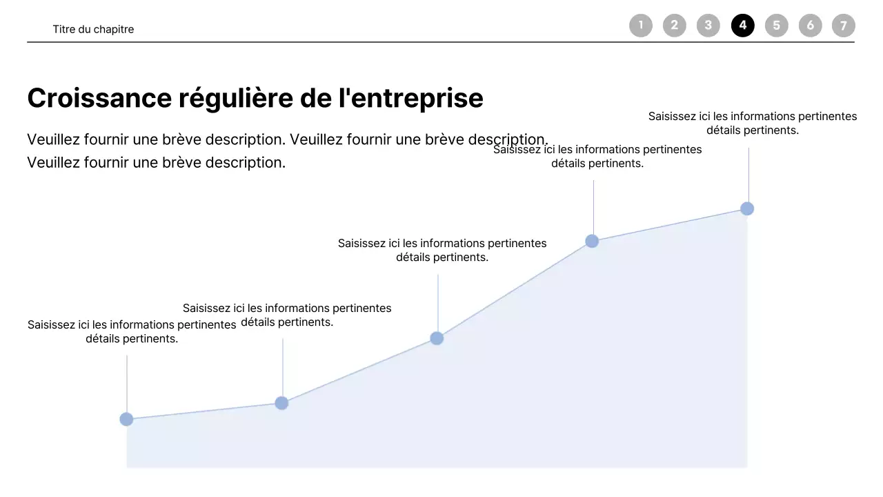 Profil d'entreprise de réunion moderne en bleu