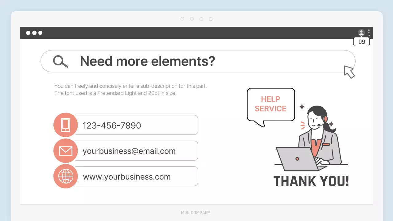 Coral Modern Office 템플릿 프레젠테이션