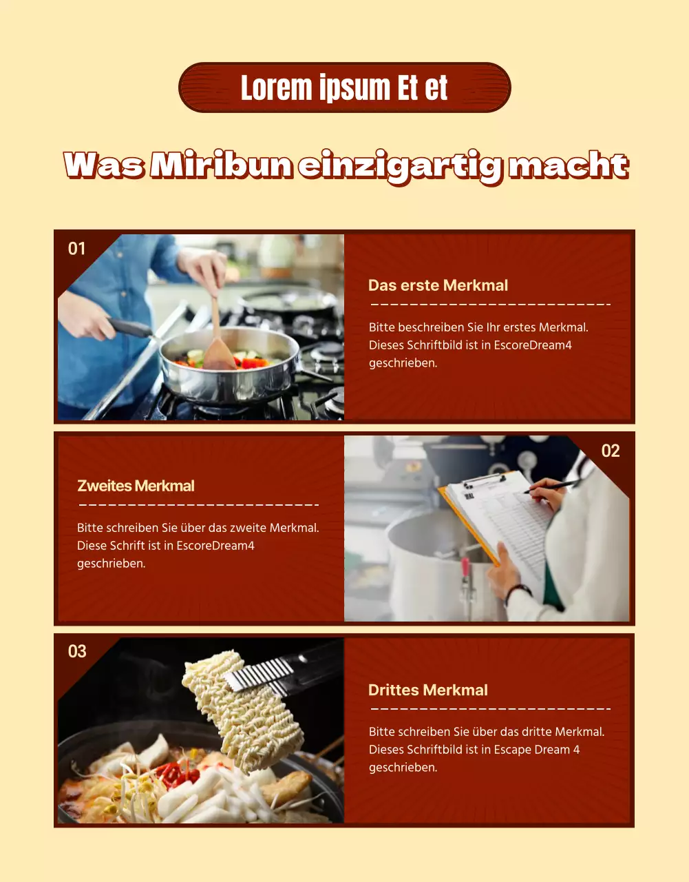 Fördern Sie einen roten Retro-Look