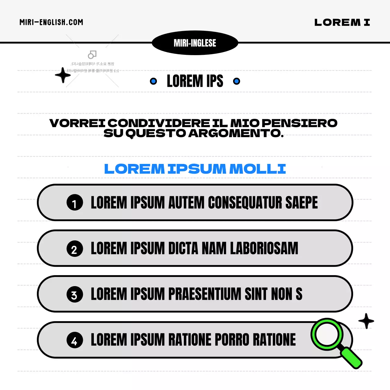 Promozione di un inglese commerciale kitsch blu e chartreuse