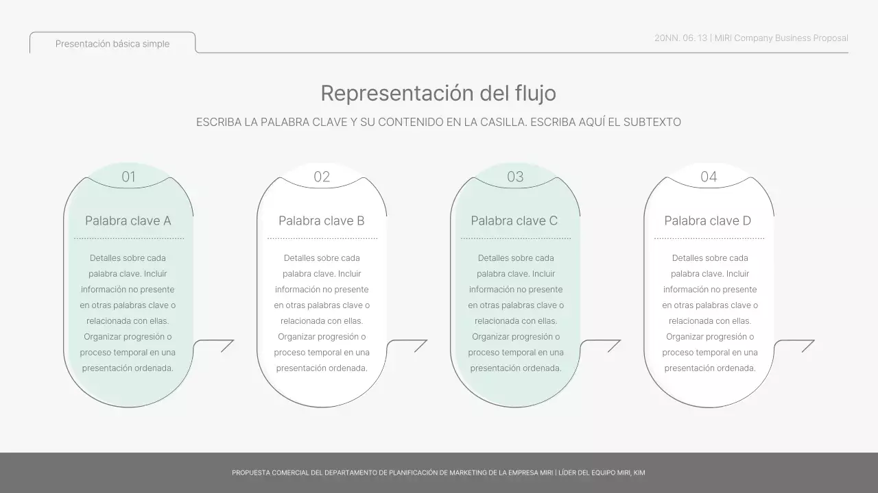 Informe básico sencillo en azul claro y verde claro