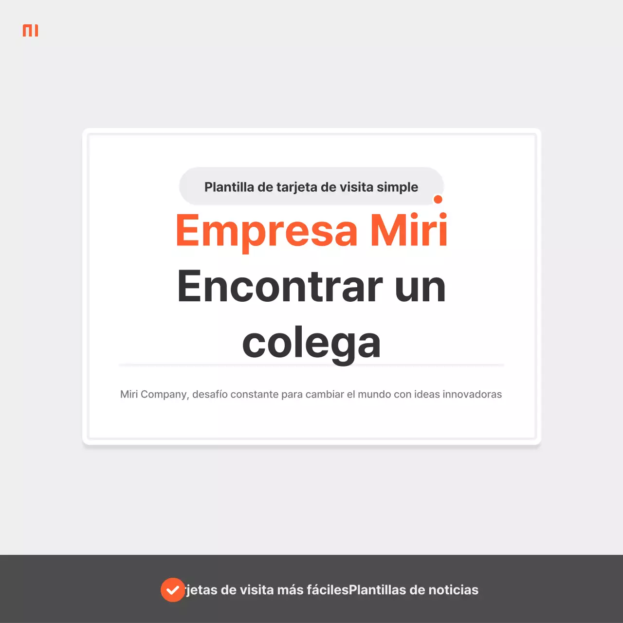 Un sencillo anuncio de empleo en rojo y gris