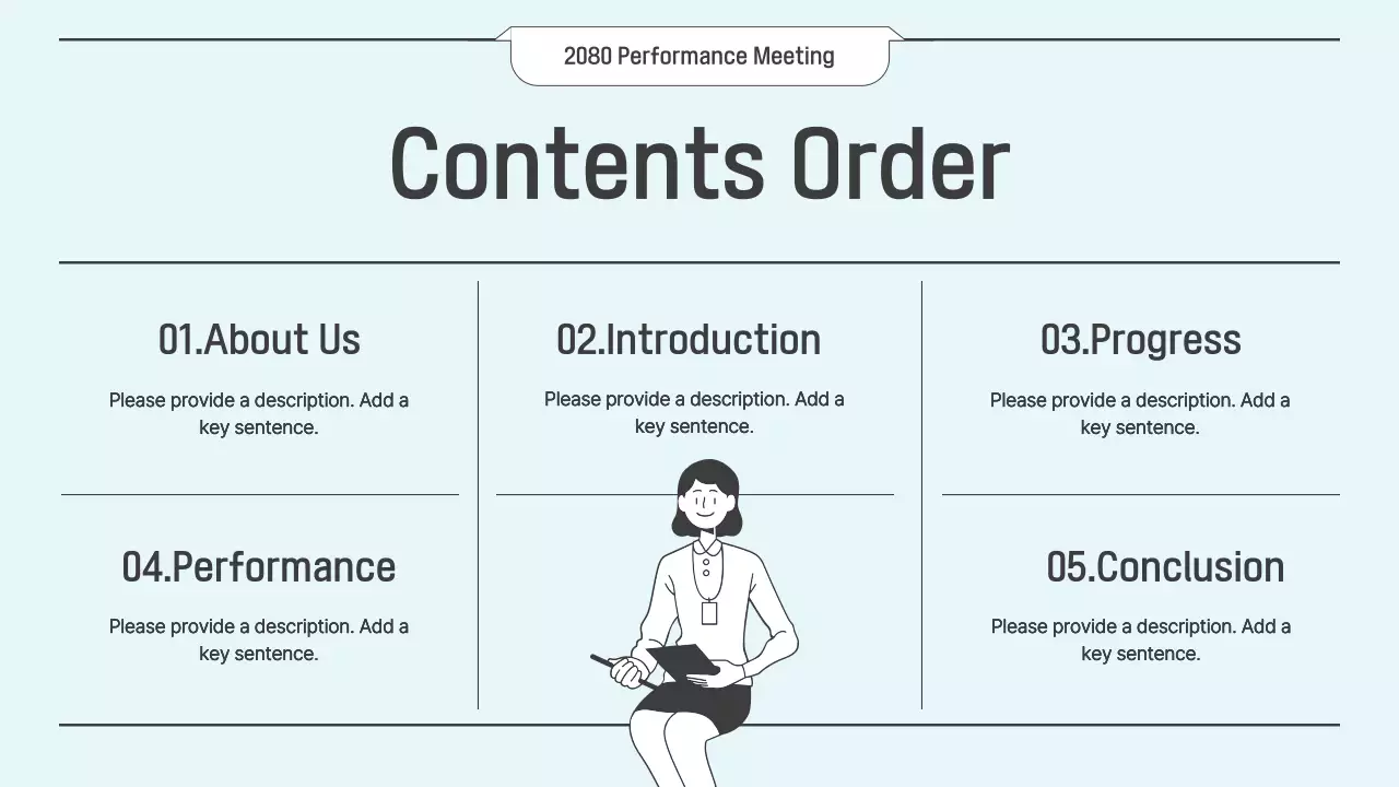 블루 미니멀 IT 비즈니스 플랜 프레젠테이션