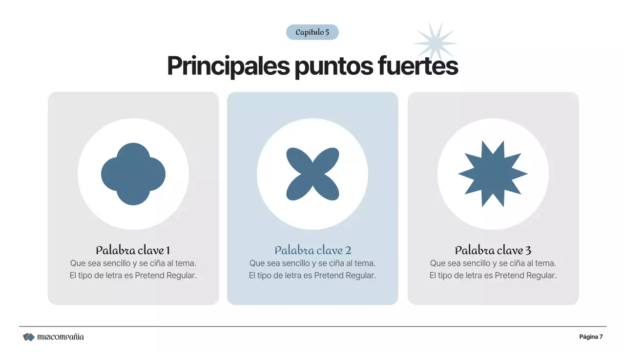 Un sencillo plan de empresa en blanco y gris