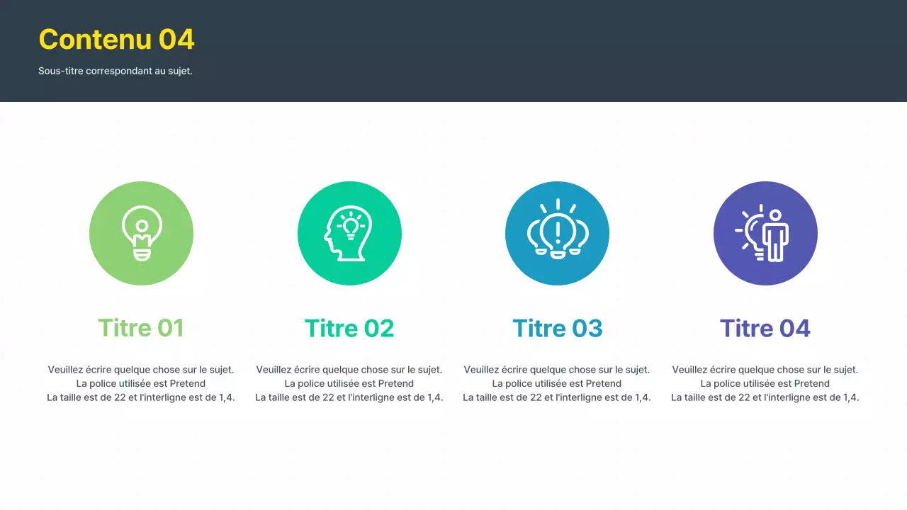 Proposition d'idée moderne en jaune et gris