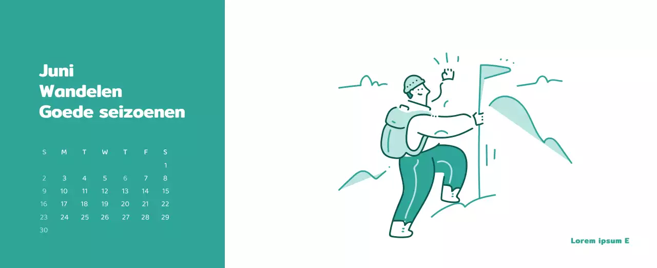 Een kalender met kleurrijke, emotionele illustraties