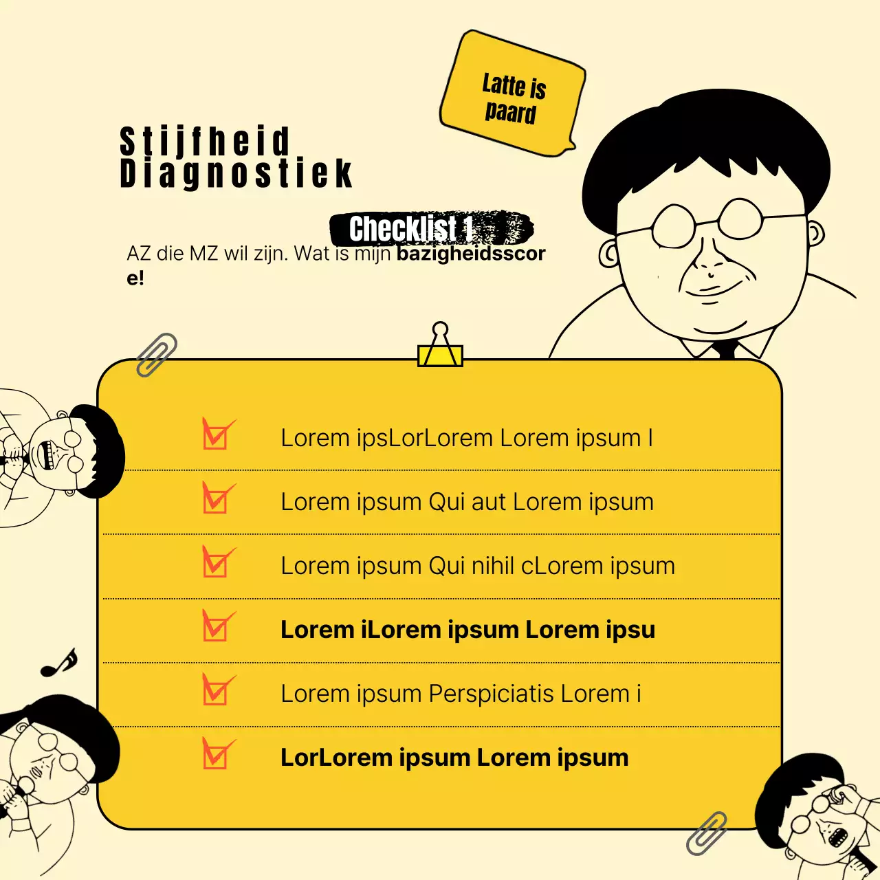 Een gids voor de oranje, eenvoudige domme test