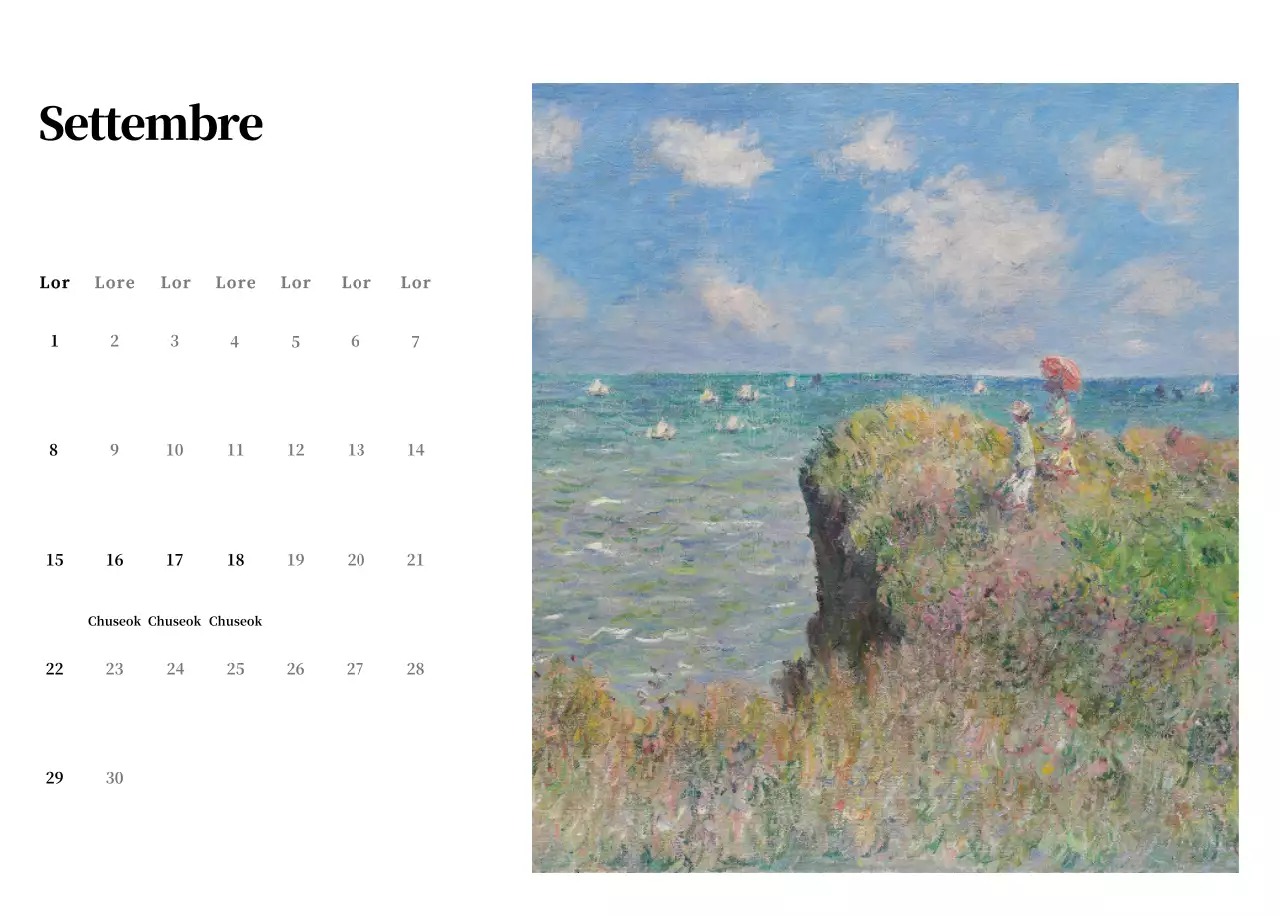 Un capolavoro semplice e classico in nero e grigio