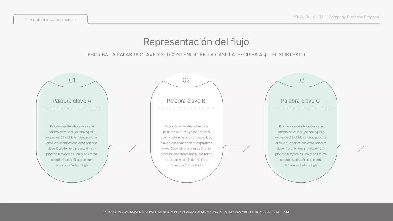 Informe básico sencillo en azul claro y verde claro