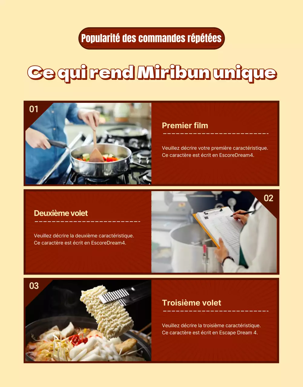 Promouvoir un look rouge et rétro