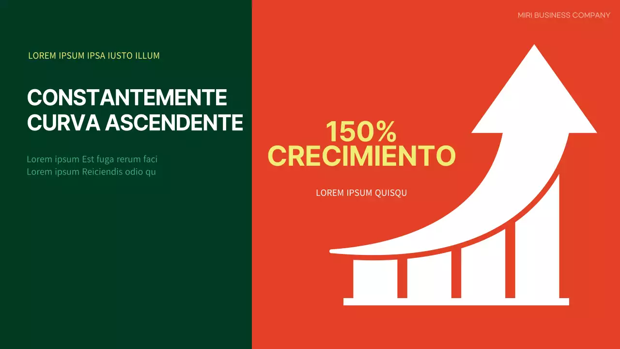 Orden del día sencillo en naranja y verde