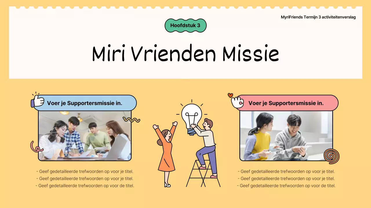  Kitscherige groene en gele verslagen van supportersactiviteiten