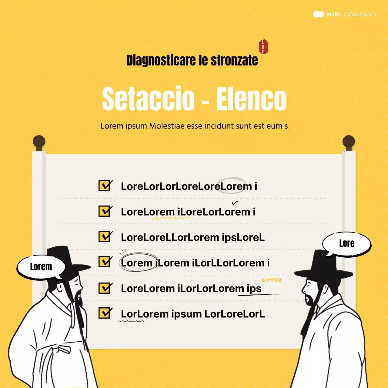 Test del bavaglio giallo e nero @yellowandblackgagtest