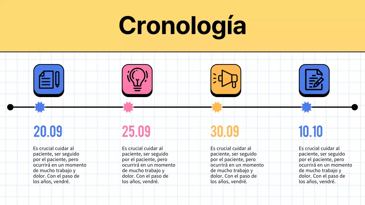 Moderno informe de actas de marketing en amarillo y blanco