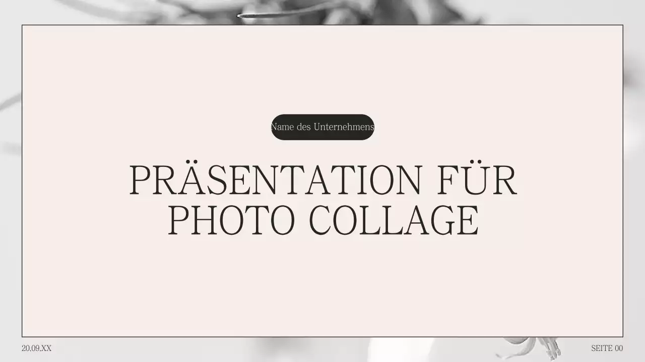 Einfacher Vorschlag für eine Fotocollage in Buckelpappe