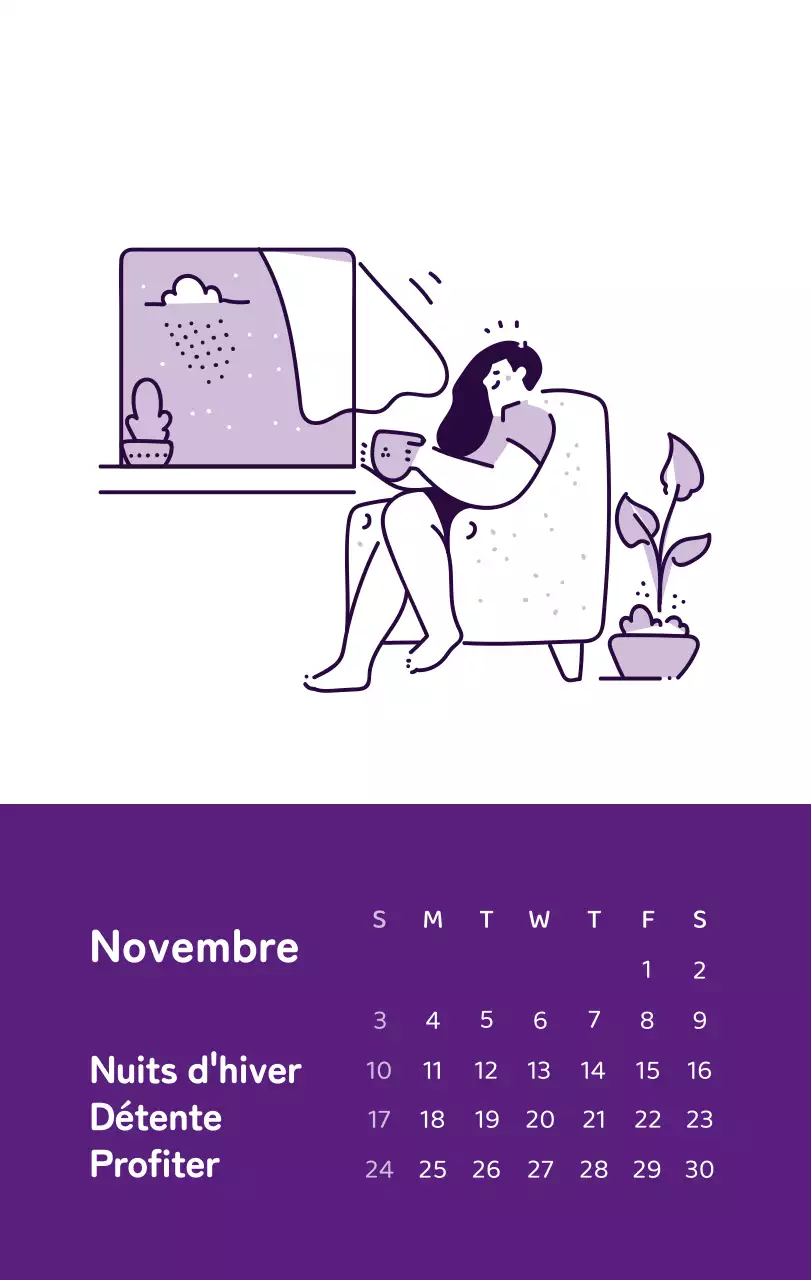 Un calendrier aux illustrations colorées et émouvantes