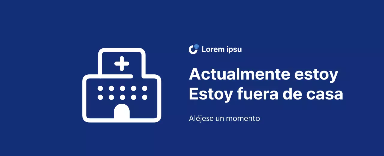 Calendario sencillo con ilustraciones limpias en azul