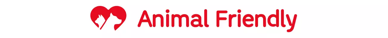 빨간색의 동물 보호 단체 협회 컨셉의 행사 판촉용