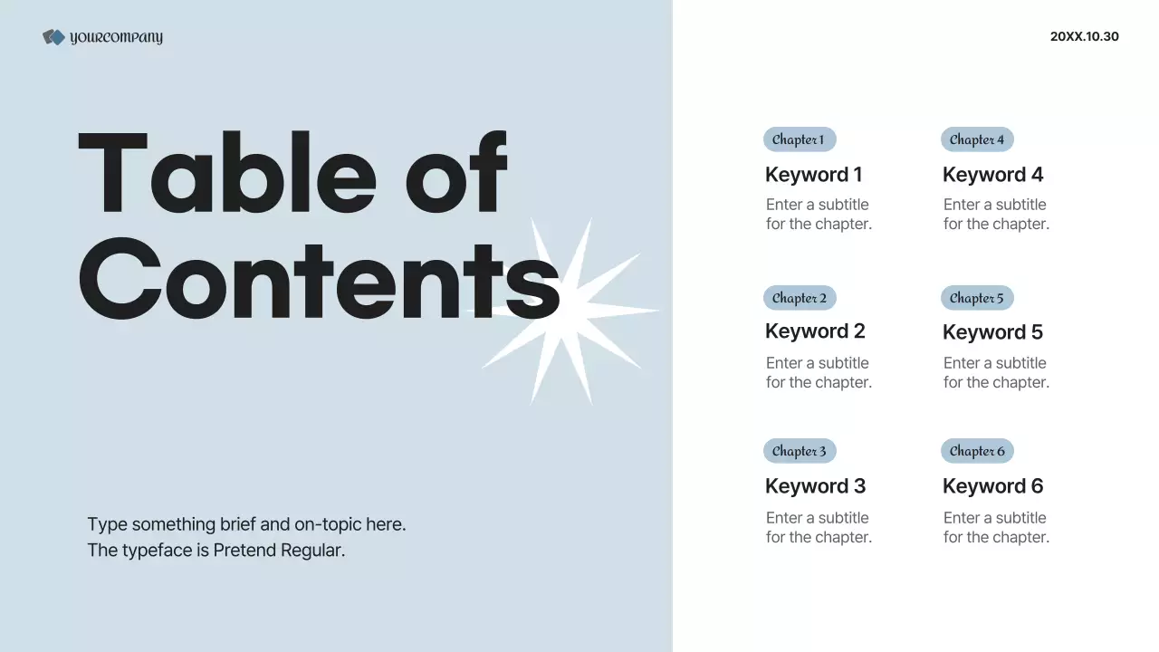 A simple business plan in gray and white