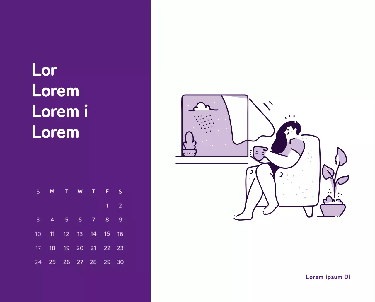 Un calendario con ilustraciones llenas de color y emoción