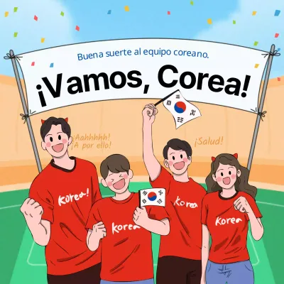 Mensajes de apoyo en rojo