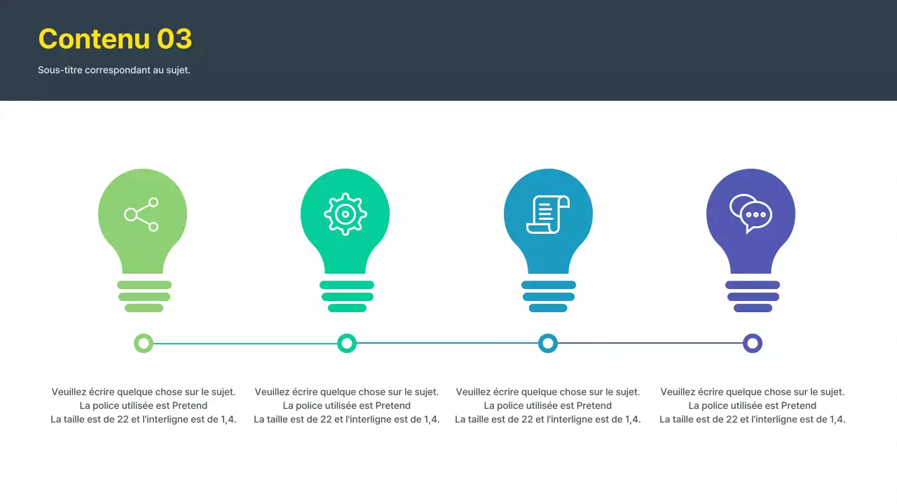 Proposition d'idée moderne en jaune et gris