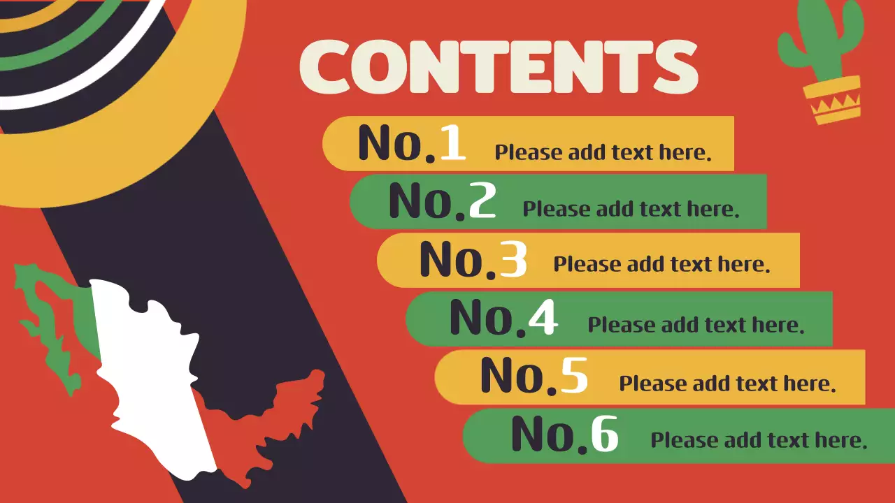 Red Cultural Mexico Invitation Presentation