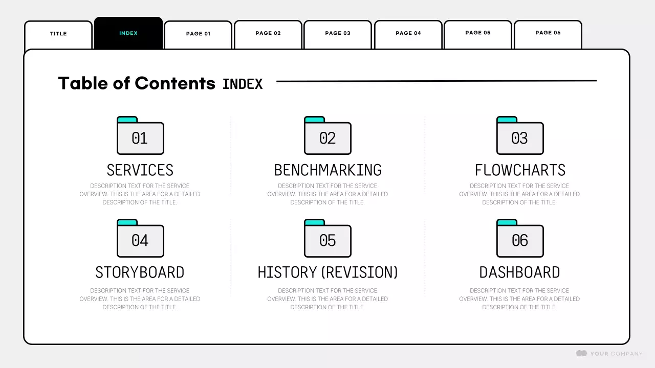 Apresentação do Planejador de Site Minimalista Branco