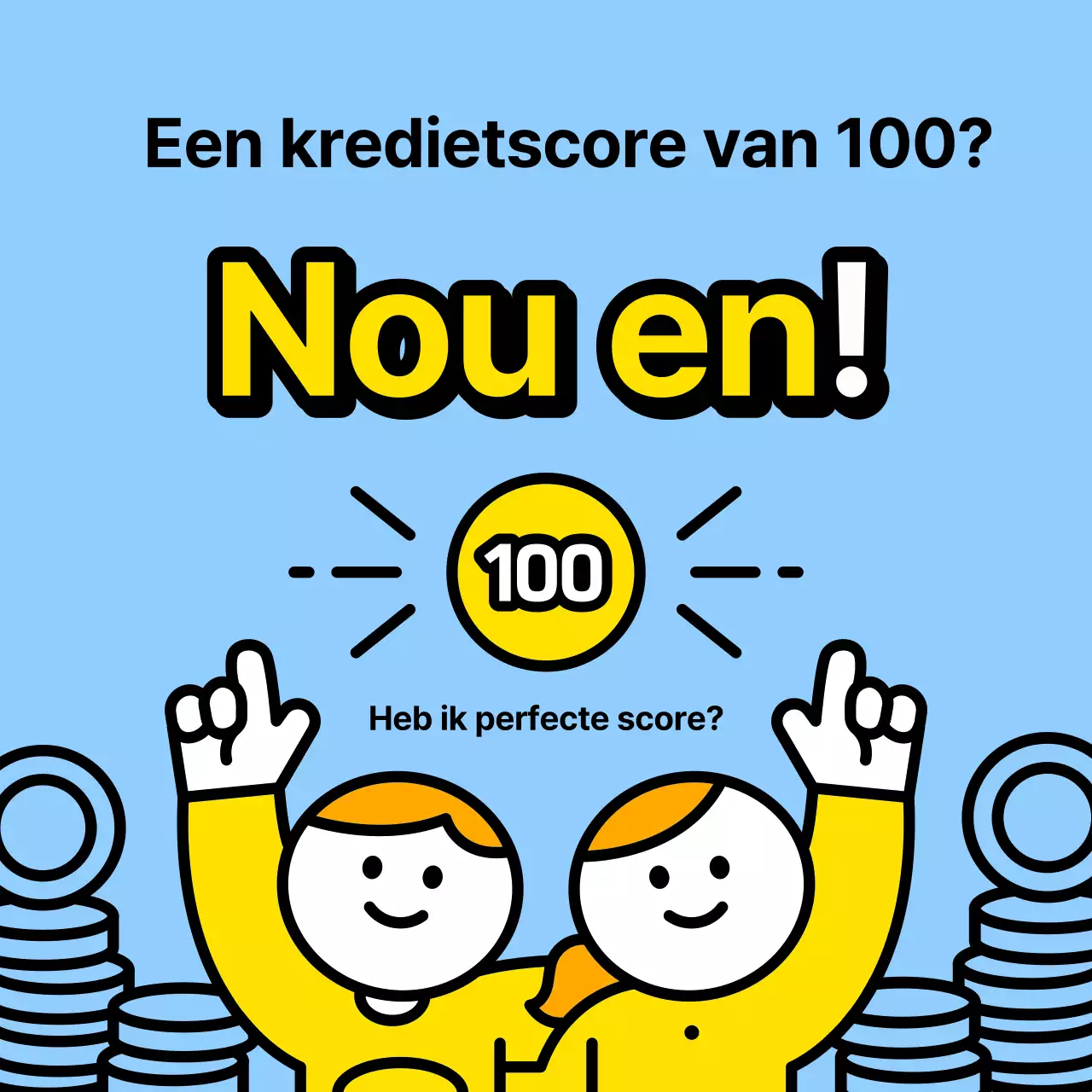 Kitscherig trainingsmateriaal voor creditmanagement met een lichtblauwe achtergrond