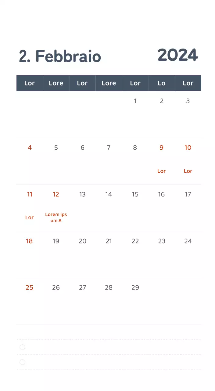 Un calendario con illustrazioni colorate ed emozionali