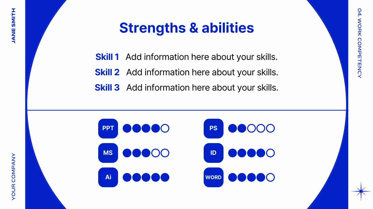 블루 모던 직원 소개 프레젠테이션