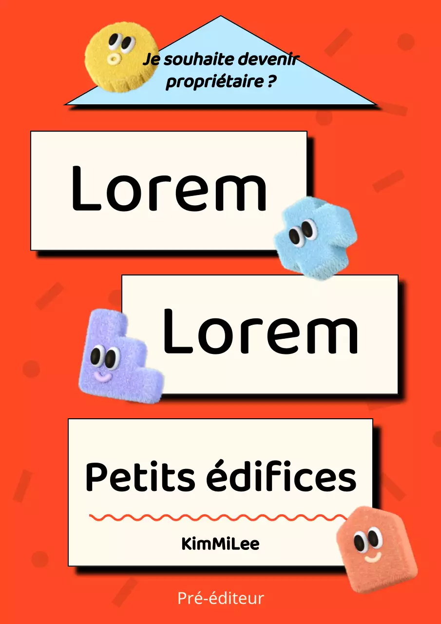 Couverture de livre sur l'investissement immobilier en rouge et bleu clair