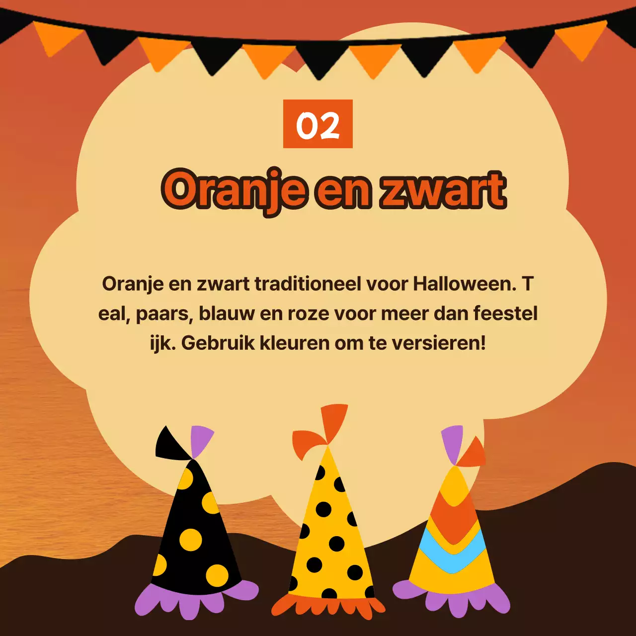 Leuke Halloween-decoratie-ideeën in oranje promoten