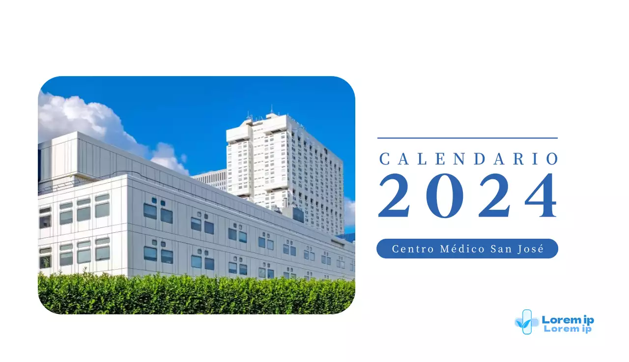 Calendario hospitalario con fotos de paisajes estacionales