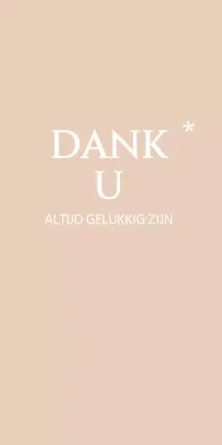 Bedankcadeaus met sentimentele schreefletters