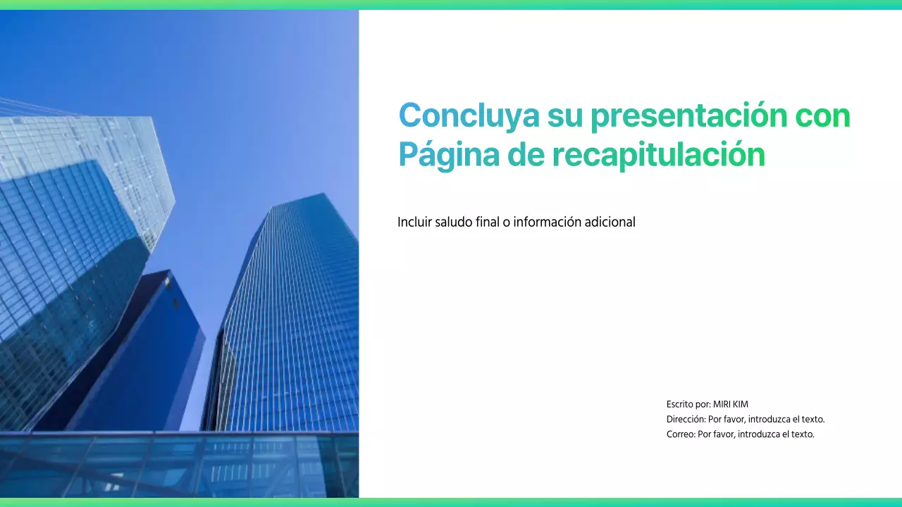 Una variedad de informes de diseño en una moderna combinación de colores menta y beige