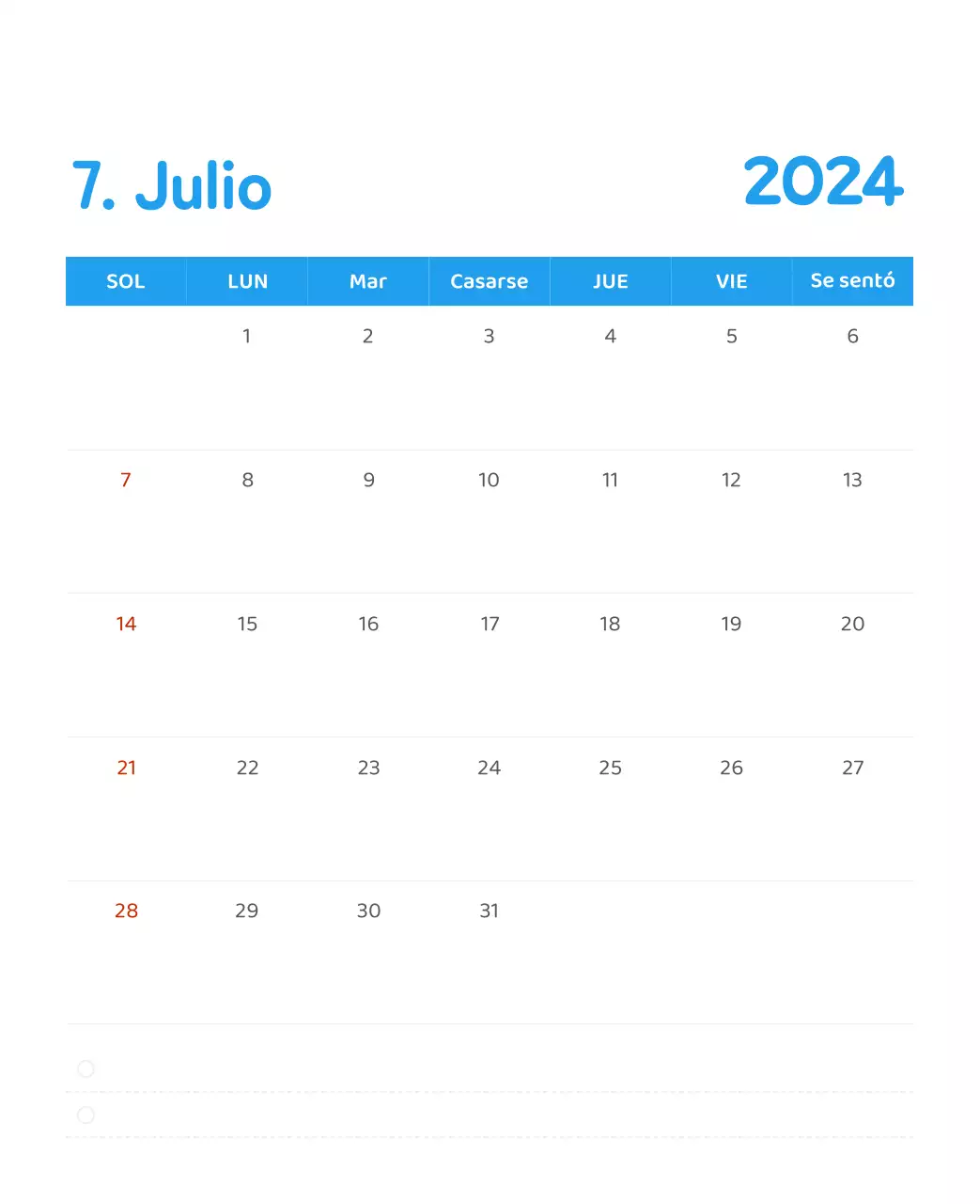 Un calendario con ilustraciones llenas de color y emoción