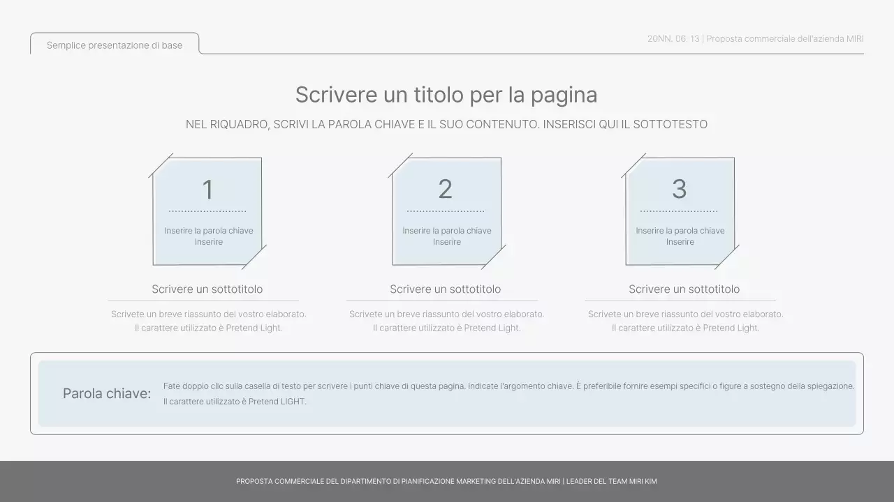 Semplice rapporto di base in azzurro e verde chiaro