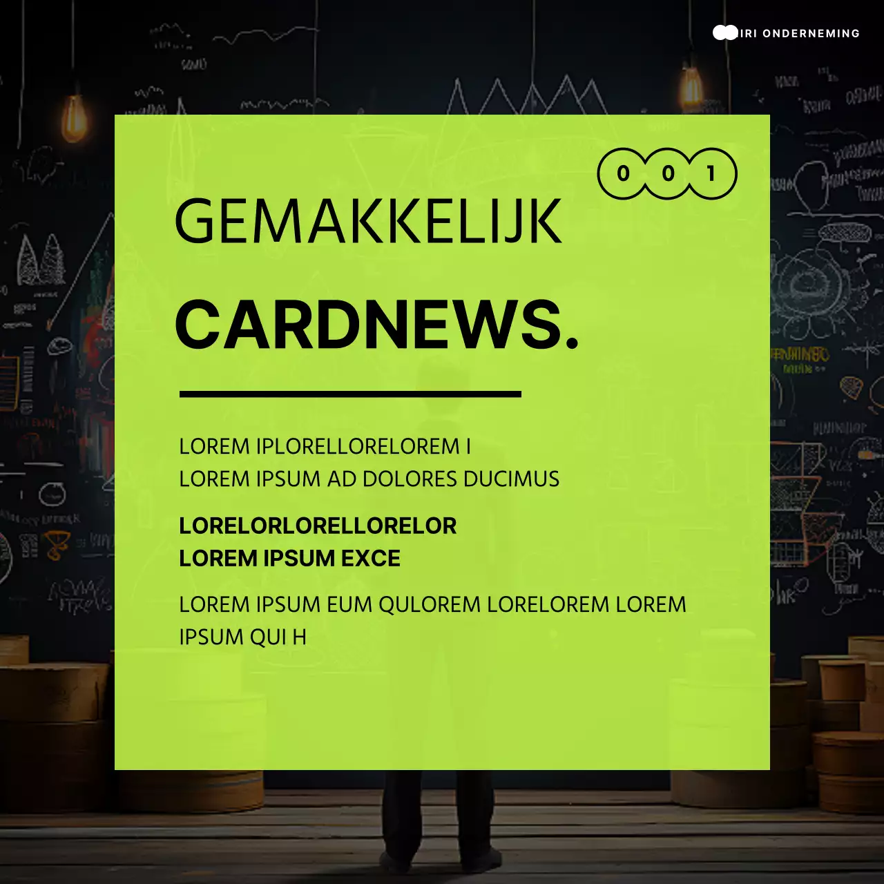 Hoe gebruik je een eenvoudig limoengroen en zwart fotolijstje?