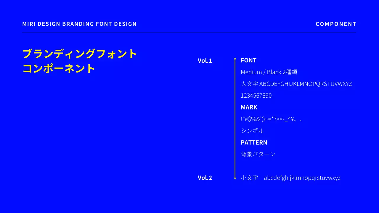 青 モダン フォント 提案書 プレゼンテーション