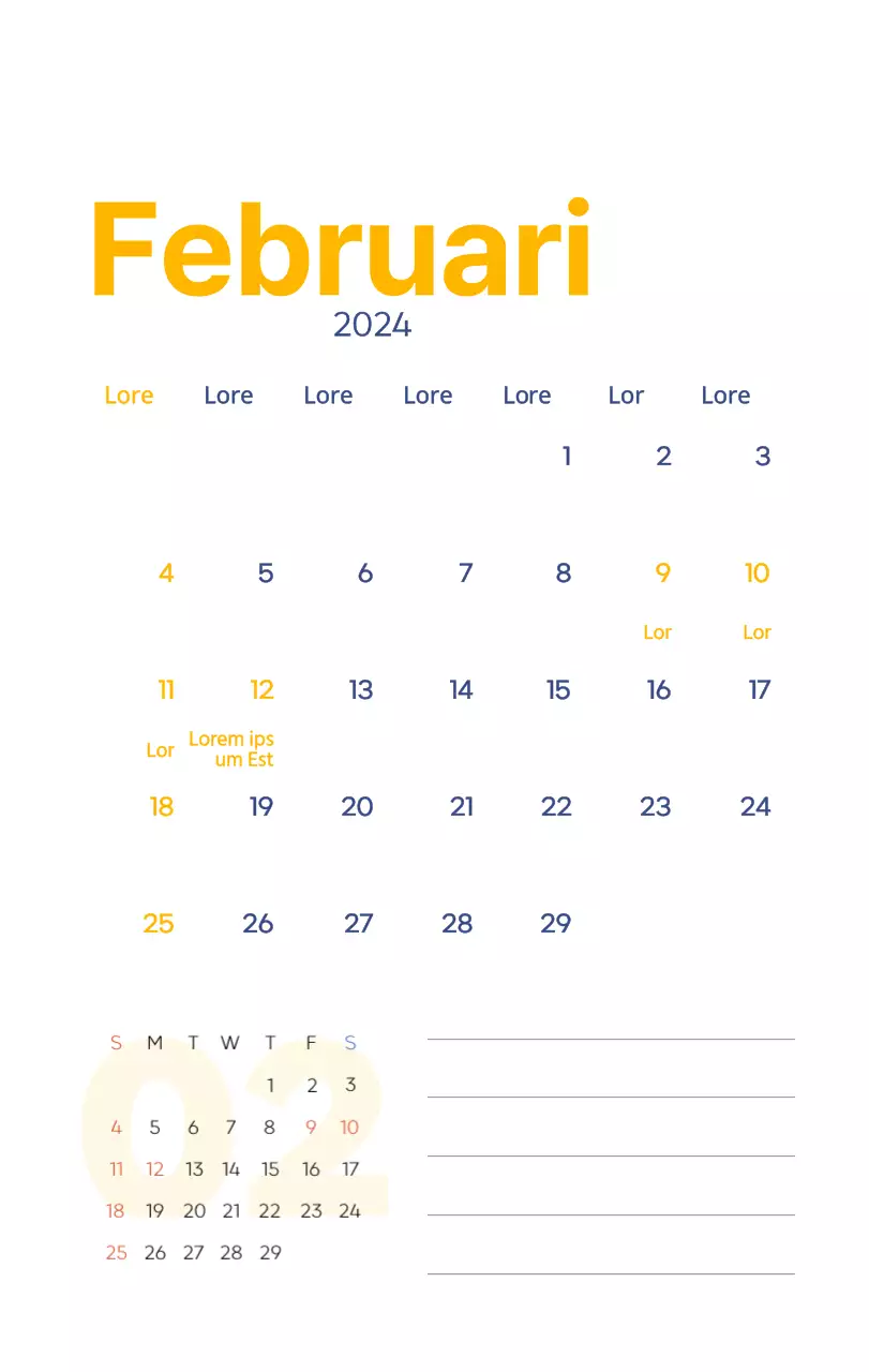 Werkkalender met prachtige illustraties