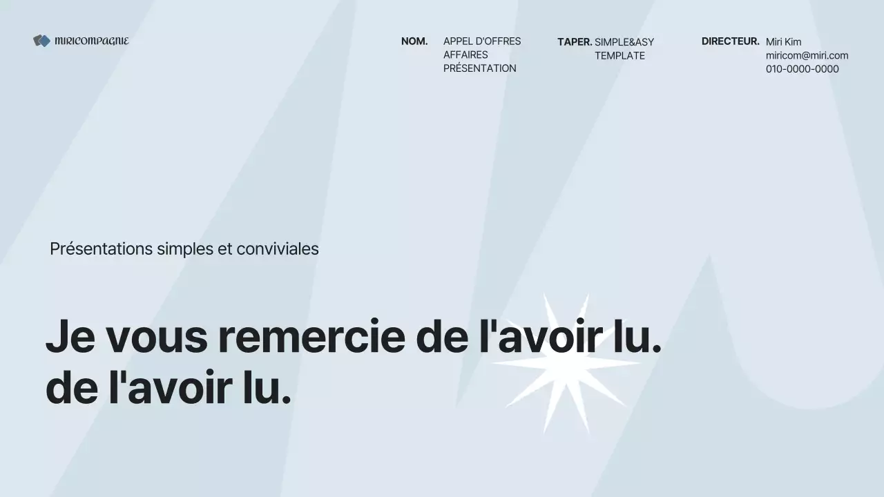 Un plan d'affaires simple en gris et blanc