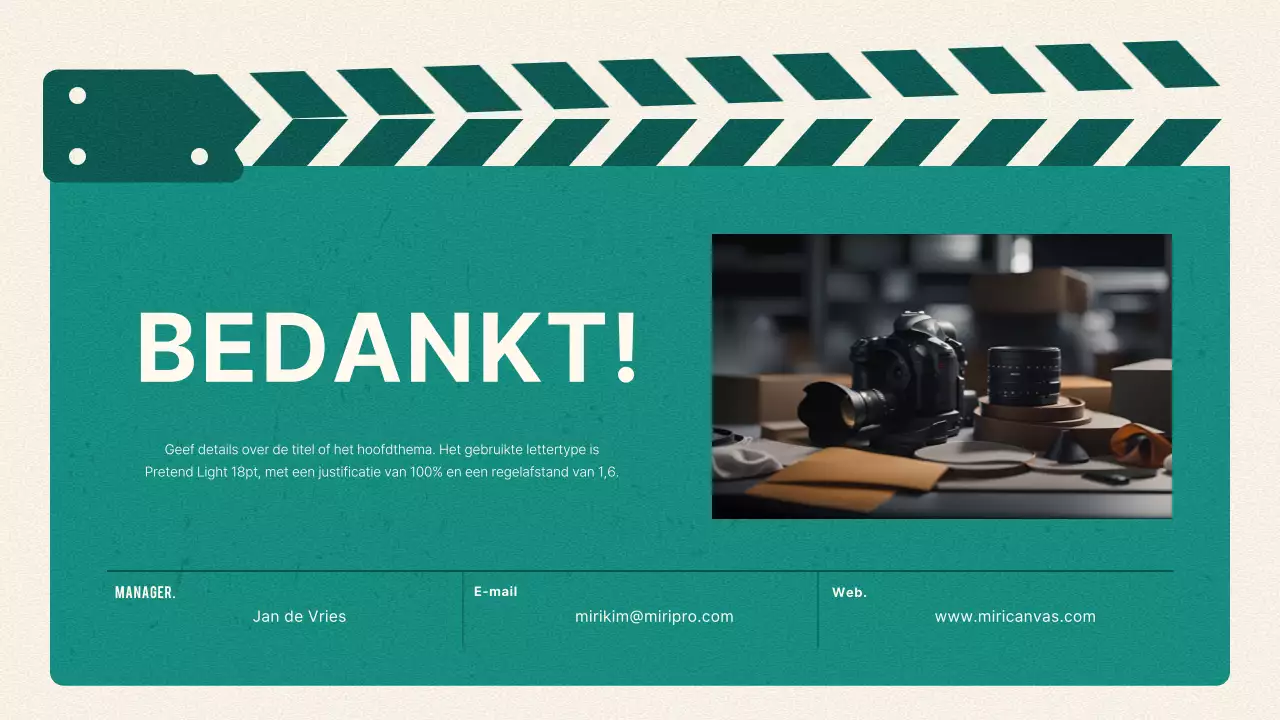 Vintage video-inhoud in groen en beige