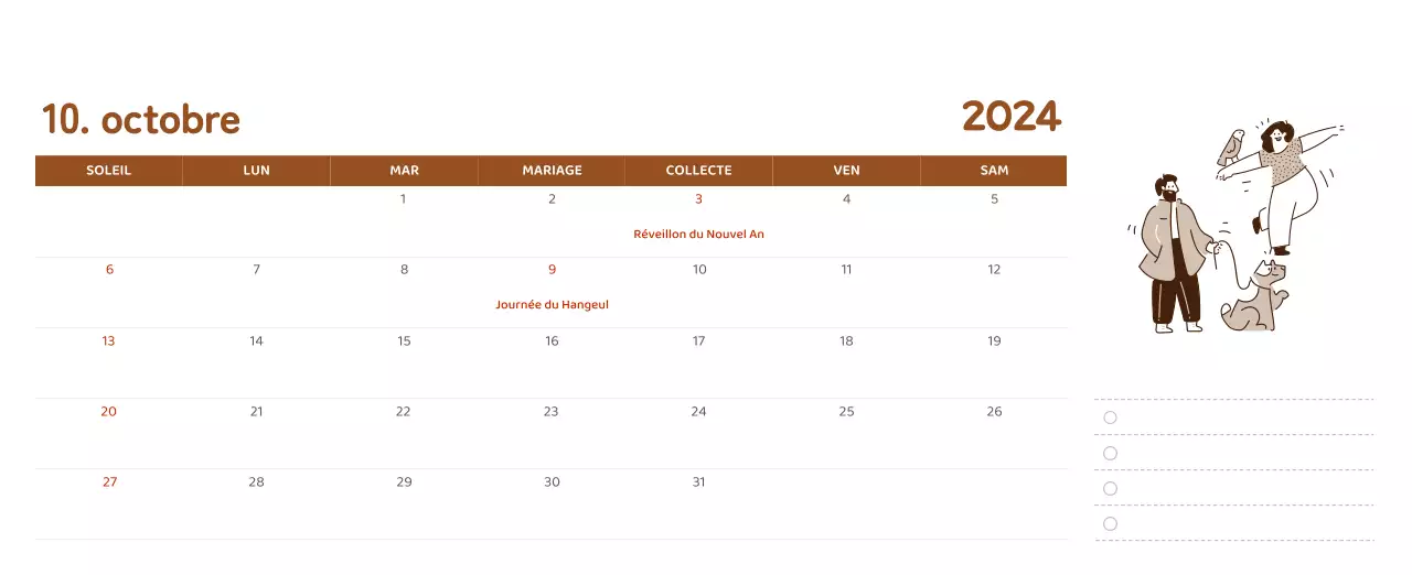 Un calendrier aux illustrations colorées et émouvantes