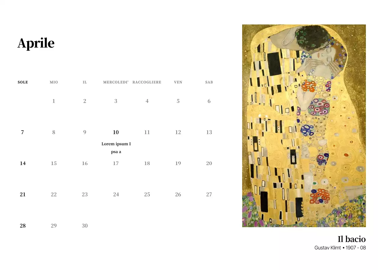 Un capolavoro semplice e classico in nero e grigio