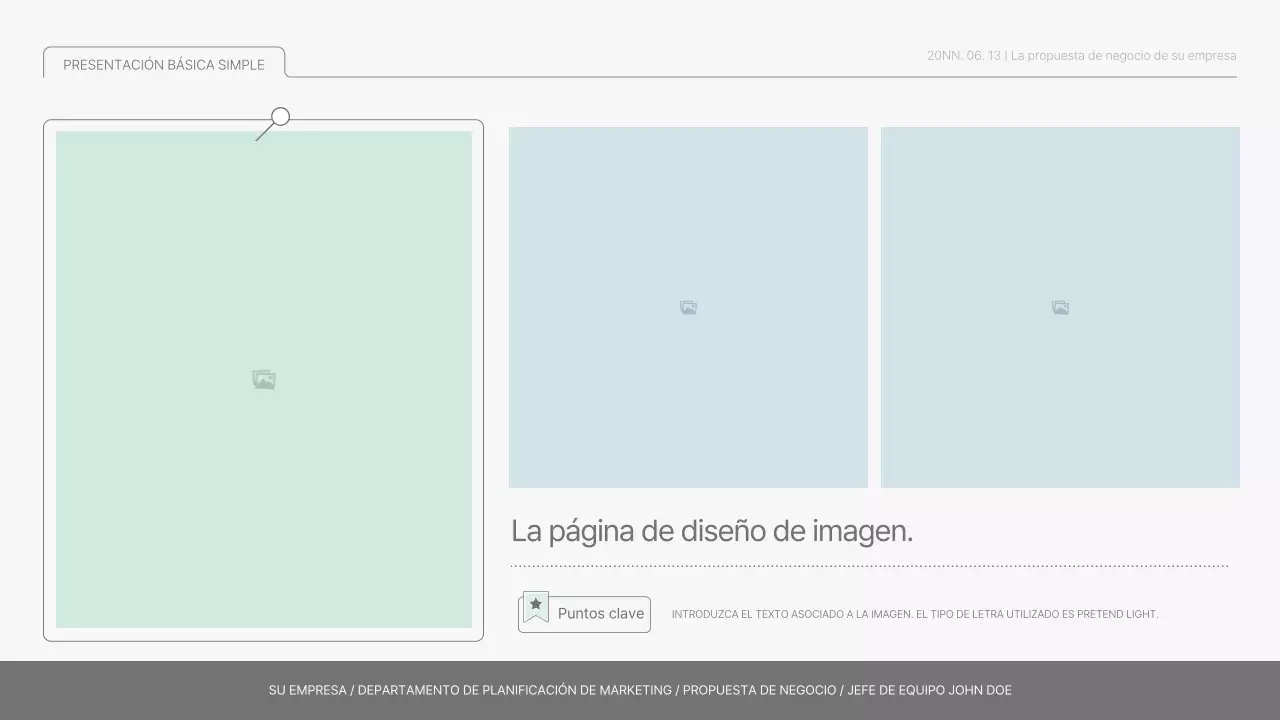 Informe básico sencillo en azul claro y verde claro