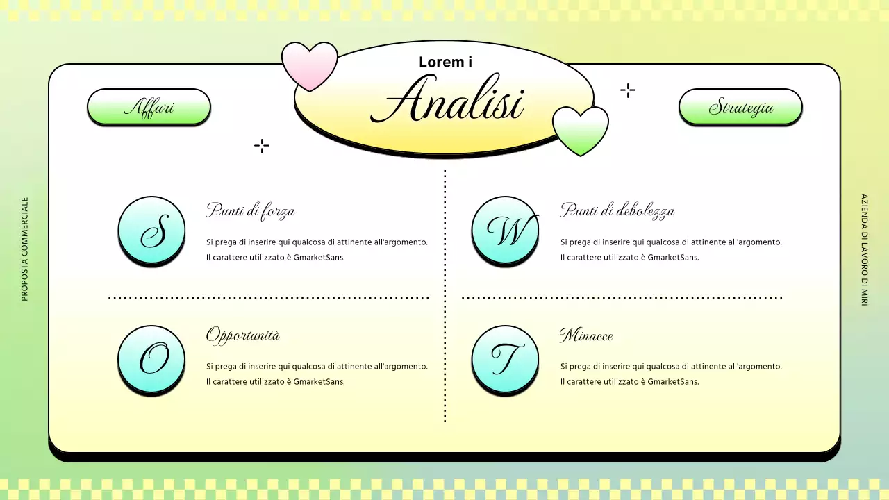 Rapporti di lavoro di tendenza in rosa e giallo